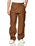 Carhartt Men's Firm Duck Double-Front Work Dungaree Pant - 44W x 32L - Carhartt Brown