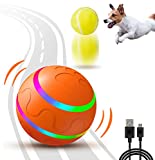 PetDroid Interactive Dog Ball Toys,Durable Motion Activated Automatic Rolling Ball Toys for Puppy/Small/Medium Dogs,USB Rechargeable