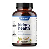 Kidney Health Support Supplement - Kidney Cleanse & Detox, Kidney Support Formula - Uva Ursi Capsules & Cranberry Supplement, Kidney Vitamins Detox Formula, 15 Active Plants & Herbs (60 Capsules)