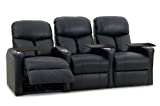 Octane Seating Octane Bolt XS400 Motorized Leather Home Theater Recliner Set (Row of 3)