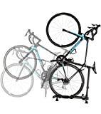 PRO BIKE TOOL Vertical Upright Bicycle Floor Stand - Freestanding Indoor Bike Storage Rack for Garage or Apartment - Compatible with Tire Widths of up to 2.3' and Wheel Sizes up to 29