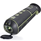 Thermal Monocular,Teslong 256x192 Thermal Imaging Monocular Handheld Infrared Thermal Scope, Weather-Resistant Thermal Binoculars Short Range Thermal Monocular for Hunting, Outdoor Camping, Travel