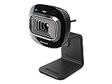 Microsoft LifeCam HD-3000 for Business with built-in noise cancelling Microphone, Light Correction, USB Connectivity with universal attachment base, for video calling on Microsoft Teams/Zoom