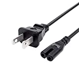 UL Listed Power Cord for Samsung UN40 UN43 UN48 UN49 UN50 UN55 UN60 UN65 UN70 UN75 UN78 Series 4k Smart TV P/N 3903-000599 3903-000853 3903-001117 Replacement 8ft AC Power Cord Cable