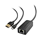Cable Matters Micro USB to Ethernet Adapter Up to 480Mbps for Streaming Sticks Including Chromecast, Google Home Mini and More - Not Compatible with Roku Device