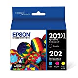 EPSON T202 Claria -Ink High Capacity Black & Standard Color -Cartridge Combo Pack (T202XL-BCS) for select Epson Expression and WorkForce Printers