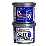 PC-Products PC-11 Epoxy Adhesive Paste, Two-Part Marine Grade, 1lb in Two Cans, Off White 160114