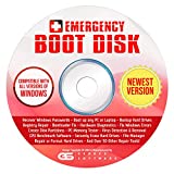 Geddes Emergency Boot Disk Software for Windows 11, 10, 8, 7 Vista, XP, 2000, 98 All in One PC Repair and Diagnostics DVD Tool Works On All Brands of Desktop and Laptop PC Latest Version