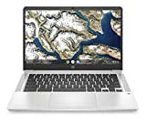 HP Chromebook 14-inch HD Laptop, Intel Celeron N4000, 4 GB RAM, 32 GB eMMC, Chrome (14a-na0010nr, Mineral Silver)