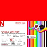 Wausau Creative Collection Classics Specialty Cardstock Starter Kit, 12 X 12 Inches, 72 Count (46408-02)