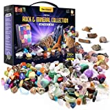 Rock Collection for Kids. Includes 250+ Bulk Rocks, Gemstones & Crystals + Genuine Fossils and Minerals - 2 Lbs. - Geology Science STEM Toys, Gifts for Boys & Girls Ages 6+. Earth Science Activity