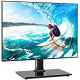 Rfiver Universal Table Top TV Stand TV Base Replacement for Most 27 30 32 39 40 42 43 49 50 55 60 Inch LCD LED Plasma Flat Screen TVs, Vesa Mount Holds up to 88 lbs, Height Adjustable
