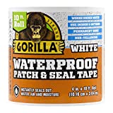 Gorilla Waterproof Patch & Seal Tape 4' x 10' White, (Pack of 1)