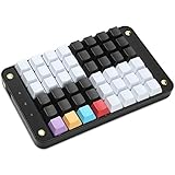 Koolertron One Handed Programmable Mechanical Keyboard with OEM Gateron Red Switch,All 48 Programmable Keys Tools Keypad,8 Macro Keys, PBT Keycaps.[SMKD72-A]
