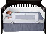 hiccapop Convertible Crib Bed Rail for Toddlers | Crib Rail Guard, Toddler Bed Rail for Crib | Baby Bed Rail Guard with Reinforced Anchor Safety