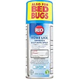 Rid Home Lice Bed Bug Dust Mite Spray Home Treatment Spray With Permethrin Kills Lice and Lice Eggs on Mattresses Furniture Car Interiors and Other Nonwashable Items Spray Can , 5 Ounce