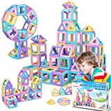 Magnetic Blocks, Magnet Toys for 3+ Year Old Boys and Girls, Magnets for Kids STEM Learning Educational Toys, Magnetic Toys for 3 4 5 6 7 8 Year Old, Montessori Toys Gifts for Toddlers 1-3