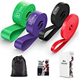 VEICK Resistance Bands, Pull Up Assistance Bands, Workout Exercise Bands, Long Resistance Bands Set for Men and Women, Elastic Bands for Stretch, Power Weighted Gyms at Home Fitness Equipment
