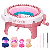 Knitting Machine,48 Needles Knitting Machine, Smart Weaving Loom Round Knitting Machines with Row Counter for Adults or Kids，DIY Knit Loom Machine Kit for Hat, Scarves, Gloves, Socks
