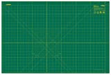 OLFA 24' x 36' Self Healing Rotary Cutting Mat (RM-MG) - Double Sided 24x36 Inch Cutting Mat with Grid for Quilting, Sewing, Fabric, & Crafts, Designed for Use with Rotary Cutters (Green)