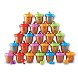 Learning Resources Alphabet Acorns Activity Set, Develops Letter Recognition, Educational Toys for Toddlers, Homeschool, Visual & Tactile Learning Toy, 78 Pieces, Ages 3+