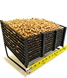 Small Pellet Basket, Heating Source Using Wood Pellets in Your Wood Stove or Fireplace