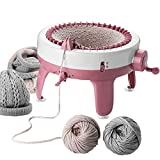 Knitting Machine, Smart Weaving Loom Knitting Round Loom, Knitting Board Rotating Double Knit Loom Machine, 40 Needles Knitting Loom Machines Weaving Loom Kit for Kids and Adults