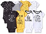 Gerber unisex baby 8-pack Short Sleeve Onesies Bodysuits and Toddler T Shirt Set, Star, Preemie US