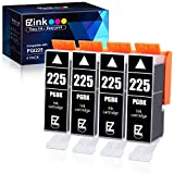 E-Z Ink (TM) Compatible Ink Cartridge Replacement for Canon PGI-225 PGI225 Compatible with PIXMA MX882 MX892 MG5320 MG6220 MG5220 MG6120 MG8220 MX712 IP4820 IP4920 IX6520 Printer (Large Black, 4 Pack)