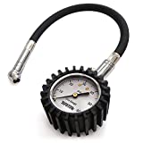 TireTek Tire Gauge 0-60 PSI - Tire Pressure Gauge for Truck, Car, Motorcycle, ATV, and SUV with Flexible Air Chuck and ANSI B40.1 Accuracy