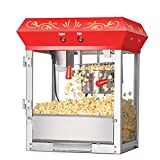 Great Northern Popcorn Red 6 oz. Ounce Foundation Old-Fashioned Movie Theater Style Popcorn Popper