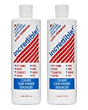Incredible! Stain Remover - Spot Cleaner for Clothes, Laundry, Carpets, Mattress & Upholstery – Removes Pet Stains, Pet Urine & Pet Odors, Red Wine, Grease, Ink & Coffee Stains Fast! 16.oz (Pack of 2)
