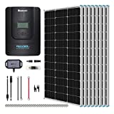 Renogy 800 Watt 12V Monocrystalline Solar Premium Kit Off Grid System 8pcs 100W Solar Panel with 60A MPPT Rover Charger Controller, Bluetooth Module for RV, Boats, Home, Farm