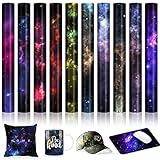 MJartoria Infusible Ink Transfer Sheets Starry Sky 10 Sheets, 12'' x10'' Transfer Paper Sublimation for Mug T-Shirts Bags Fabric, for Heat Press Machine DIY Craft Supplies