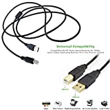 Accessory USA 6ft USB Cable Laptop PC Data Cord for Native Instruments Traktor Kontrol S2 MK2 S2 MK2 HW S4 F1 S4 MK2 DJ Controller