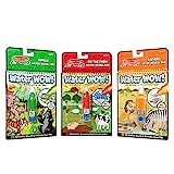 Melissa & Doug On the Go Water Wow! Reusable Color with Water Activity Pad 3-Pack, Jungle, Safari, Farm - Water Wow Water Coloring Books