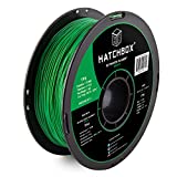HATCHBOX TPU 3D Printer Filament, Dimensional Accuracy +/- 0.03 mm, 1 kg Spool, 1.75 mm, Shore 95A, Green