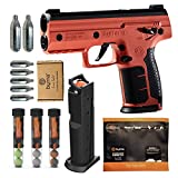 Byrna SD [Self Defense] Pepper Launcher Ultimate Bundle - Non Lethal, Less Lethal Pepper Launcher, Home Defense, Personal Defense (Orange) | Proudly Assembled in The USA