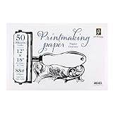 Richeson Printmaking Paper, 88# 12x18 inches, 50 Sheets (100759)