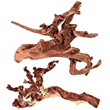 Natural Large Coral Driftwood for Aquarium Decor Reptile Decor, Assorted Driftwood Branch 9-14' 2 Pcs, Fish Tank Decoration…