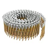 Metabo HPT Siding Nails | 1-3/4 Inch x .092 | 15 Degree | Full Round Head | Ring Shank | Wire Coil | Hot Dipped Galvanized | 3,600 Count | 13363HPT
