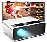 Mini Projector, CiBest Outdoor Projector 1080P Full HD, 2022 Upgraded 9500 LM Portable Projector, Small Home Movie Projector 200' Supported, Compatible with PS4, PC via HDMI, VGA, AV, and USB