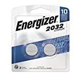 Energizer 2032 Batteries, Lithium CR2032 Battery, 2 Count