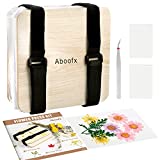 Aboofx Flower Press Kit, 6 Layers 6 x 6 Inches DIY Flower Pressing Kit for Adults and Kids Making Dried Pressed Flowers Leaves DIY Greeting Cards Crafts Gift