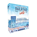 Horrible Guild Railroad Ink: Deep Blue Edition - Roll Dice and Draw Railways and Routes, 7 Rounds to Expand Your Rail Map - Expansion Dice Included, Plays with 1-6 players, 20-30 mins, Ages 8 & Up