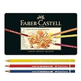 Faber Castell Polychromos Color Pencils Finest Artists Quality,Metal tin Set of 72