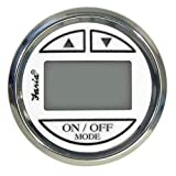 FARIA BEEDE 13850 Chesapeake Stainless Steel Depth Sounder (Transom Mounted Transducer) SN2011-2, White