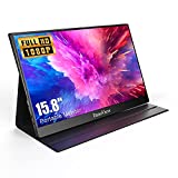 Portable Monitor, InnoView 15.8 Inch FHD 1080P USB C HDMI Second External Monitor for Laptop, Desktop, MacBook, Phones, Tablet, PS5/4, Xbox, Switch, Built-in Speaker with Protective Case
