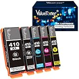 Valuetoner Remanufactured Ink Cartridge Replacement for Epson 410XL 410 XL T410XL High Yield to use with Expression XP-7100 XP-530 XP-630 XP640 XP-830 XP635 Printer (5-Pack)