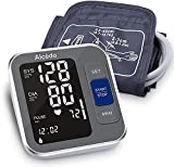 Alcedo Blood Pressure Monitor Upper Arm, Automatic Digital BP Machine with Wide-Range Cuff for Home Use, Backlit Screen, 2x120 Reading Memory, Talking Function